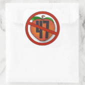 Carré Empêcher Trump Sticker (Sac)