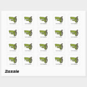 Carré Encouragement Sticker for Kids - T-rex (Feuille)