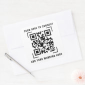 Carré Entreprise | Sticker d'analyse de code QR (Enveloppe)