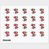 Carré Envoyer Mon Sticker D'Amour (Feuille)