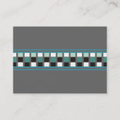 Carré et Stripes Chubby Carte de visite (Dos)