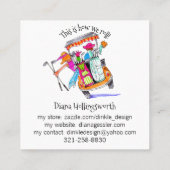 Carré Fairy Golfmère Carte de visite (Dos)