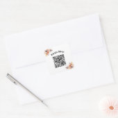 Carré Faites votre propre Sticker de code QR de société (Enveloppe)