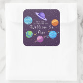 Carré First Orbit Around the Sun Space Birthday Sticker (Sac)