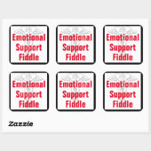 Carré Flèche de support émotionnel - Sticker drôle (Feuille)