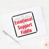 Carré Flèche de support émotionnel - Sticker drôle (Enveloppe)