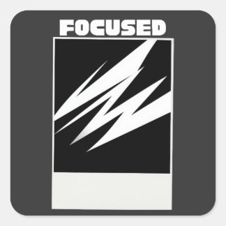 Carré Focuse In Sticker – Minimalist Motivational Street