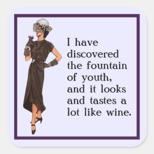 Carré Fontaine de Jeune Sticker