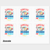 Carré garder ou concevoir votre propre - Sticker (Feuille)