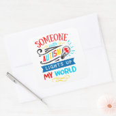 Carré garder ou concevoir votre propre - Sticker (Enveloppe)
