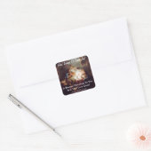 Carré Glad Tidings of Great Joy Sticker personnalisé (Enveloppe)