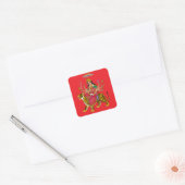 Carré Goddess Durga Sticker (Enveloppe)