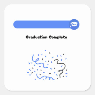 Carré Graduation Complete | Sticker | Phone | Laptop