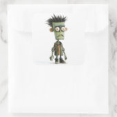Carré Grumpy Zed - Sticker Moody Ghoul (Sac)
