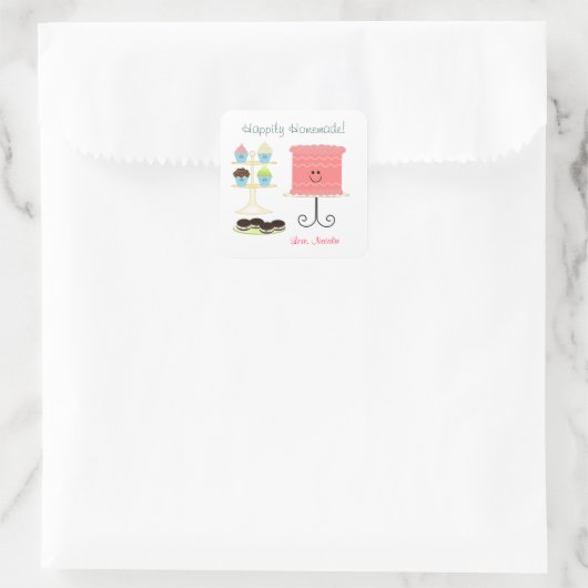 Carré Happemade Baking Sticker fait maison (Sac)