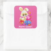 Carré Happy Easter Bunny Holiday sticker (Sac)