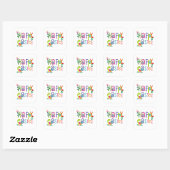 Carré Happy Easter Sticker
