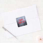 Carré Happy Halloween Haunted Moon Sticker (Enveloppe)