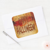 Carré Happy Halloween Stainted Sticker Mur (Enveloppe)