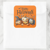 Carré Happy Halloween Sticker (Sac)