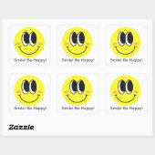 Carré Happy Mood Smiley Sticker Pack 3"x3" (Feuille)