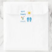 Carré Happy Summer Sticker (Sac)