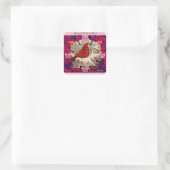 Carré Happy Valentine Cardinal Sticker (Sac)