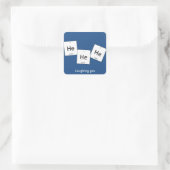 Carré Helium Hehehe Laughing Gas Element Sticker (Sac)