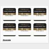 Carré Heure de réunion de classe ! Sticker de balise de (Feuille)