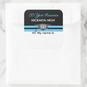 Carré Heure de réunion ! Sticker de balise de 3" (Sac)