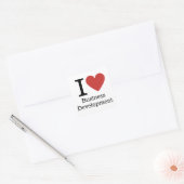 Carré I ❤️ Love Business Development STICKER (Enveloppe)