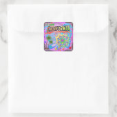 Carré I LOVE California True Progress Sticker (Sac)