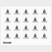 Carré I'm a Succulent at Error Handling Sticker - (Feuille)