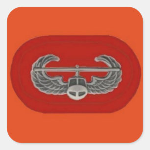 Carré Insigne d'attaque aérienne sur le 101e Sticker ova