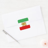 Carré IRAN Lion and Sun Flag Mini Sticker (Enveloppe)