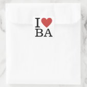 Carré J❤️Aime BA Sticker - Business Analytics Dept. (Sac)