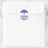 Carré J'ai voté Sticker (Sac)