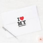 Carré J'Aime Mon Sticker Grand-Mère (Enveloppe)