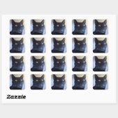Carré Je Suis Chat Sticker (Feuille)