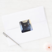 Carré Je Suis Chat Sticker (Enveloppe)