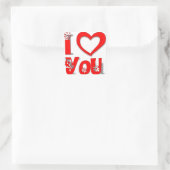 Carré Je T'Aime Sticker (Sac)