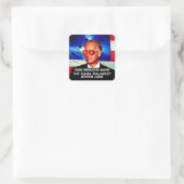 Carré Joe Biden comme Sticker Dark Brandon (Sac)