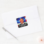 Carré Joe Biden comme Sticker Dark Brandon (Enveloppe)