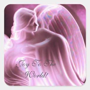 Carré Joie Au Sticker World Angel