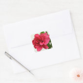 Carré Joli en rose - Sticker (Enveloppe)