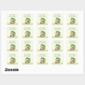 Carré Jote Sloth "Cela Appartient À", Sticker De Proprié (Feuille)