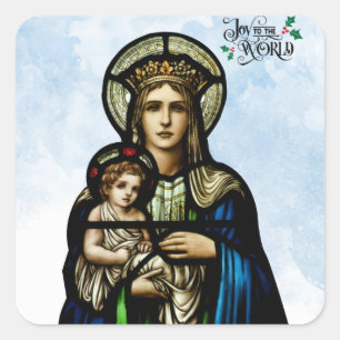 Carré Joy To The World Sticker