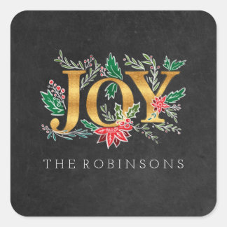 Carré Joy Winter Sticker Foliage