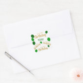 Carré Joyeux anniversaire mai anniversaire Sticker (Enveloppe)