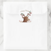 Carré Joyeux Sticker Snowflake de Noël (Sac)